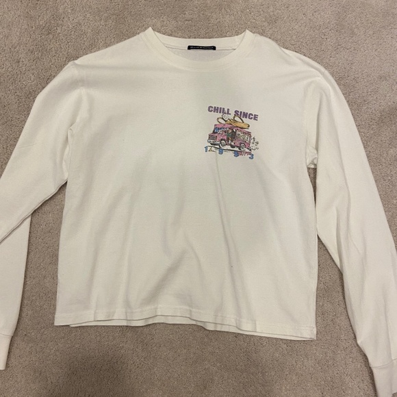 Brandy Melville Chill Since Long Sleeve Shirt - Picture 1 of 3